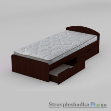 Детская кровать Компанит 90+2, 94.4х204.2 см, ДСП, махонь