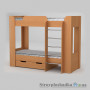 Дитяче ліжко Компаніт Твікс-2, 90.8х197.4 см, ДСП, бук
