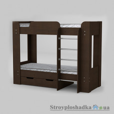Детская кровать Компанит Твикс-2, 90.8х197.4 см, ДСП, венге
