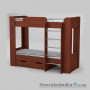 Дитяче ліжко Компаніт Твікс-2, 90.8х197.4 см, ДСП, яблоня