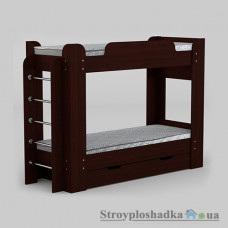 Детская кровать Компанит Твикс, 77.6х210.8 см, ДСП, махонь