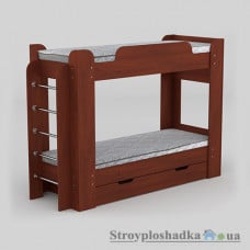 Детская кровать Компанит Твикс, 77.6х210.8 см, ДСП, яблоня