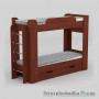 Дитяче ліжко Компаніт Твікс, 77.6х210.8 см, ДСП, яблоня