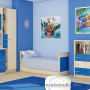 Детская кровать Мебель Сервис Денди, 100х207.6 см, ЛДСП/МДФ, синий