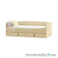 Детская кровать Мебель Сервис Валенсия топчан, 97.5х202.5 см, ДСП, дуб санома