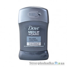 Твердий дезодорант Dove Men+Care, Заряд срібла, 50 мл