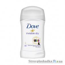 Твердий дезодорант Dove, Невидимий, 40 мл