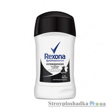 Твердий дезодорант Rexona, Невидима на чорному і білому, 40 мл
