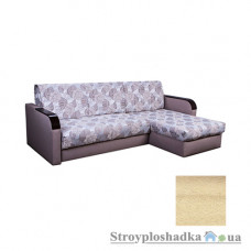 Кутовий диван-ліжко Novelty Фаворит, 170х220 см, тканина Софія, ППУ, beige