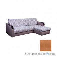 Кутовий диван-ліжко Novelty Фаворит, 170х220 см, тканина Софія, ППУ, brown