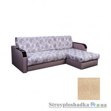 Кутовий диван-ліжко Novelty Фаворит, 170х220 см, тканина Софія, ППУ, cocoa
