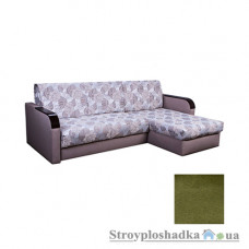 Кутовий диван-ліжко Novelty Фаворит, 170х220 см, тканина Софія, ППУ, grass