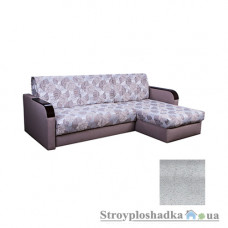 Кутовий диван-ліжко Novelty Фаворит, 170х220 см, тканина Софія, ППУ, grey