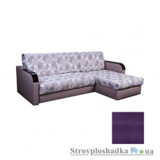 Кутовий диван-ліжко Novelty Фаворит, 170х220 см, тканина Софія, ППУ, plum