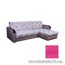 Кутовий диван-ліжко Novelty Фаворит, 170х220 см, тканина Софія, ППУ, rose