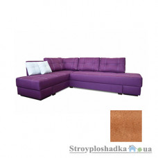 Кутовий диван-ліжко Novelty Фортуна, 160х200 см, тканина Софія, ППУ, brown