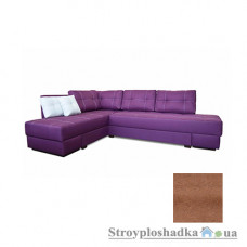 Кутовий диван-ліжко Novelty Фортуна, 160х200 см, тканина Софія, ППУ, cappuccino