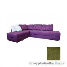 Кутовий диван-ліжко Novelty Фортуна, 160х200 см, тканина Софія, ППУ, grass