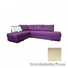 Кутовий диван-ліжко Novelty Фортуна, 160х200 см, тканина Софія, ППУ, ivory
