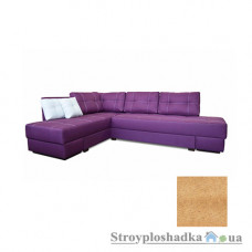 Угловой диван-кровать Novelty Фортуна, 160х200 см, ткань София, ППУ, light-brown