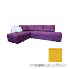 Кутовий диван-ліжко Novelty Фортуна, 160х200 см, тканина Софія, ППУ, mustard