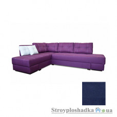 Кутовий диван-ліжко Novelty Фортуна, 160х200 см, тканина Софія, ППУ, night-blue
