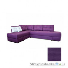 Кутовий диван-ліжко Novelty Фортуна, 160х200 см, тканина Софія, ППУ, plum