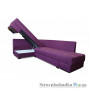Угловой диван-кровать Novelty Фортуна, 160х200 см, ткань София, ППУ, olive
