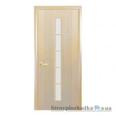Межкомнатная дверь Новый Стиль Фортис Дюна 1S DeLuxe, со стеклом, 2000x600x34, ясень, шт.