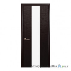 Міжкімнатні двері Новий Стиль Фортіс Сахара 1Z DeLuxe, зі склом, 2000x600x34, венге, шт.