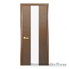 Межкомнатная дверь Новый Стиль Фортис Сахара 1Z DeLuxe, со стеклом, 2000x600x34, золотая ольха, шт.