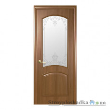 Межкомнатная дверь Новый Стиль Антре Интера DeLuxe, со стеклом Р3, 2000x700x34, золотая ольха, шт.