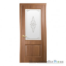 Межкомнатная дверь Новый Стиль Вилла В Интера DeLuxe, со стеклом Р1, 2000x800x34, золотая ольха, шт.