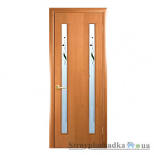 Міжкімнатні двері Новий Стиль Віра Квадра P МДФ, зі склом Р1, 2000x600x34, вільха, шт.