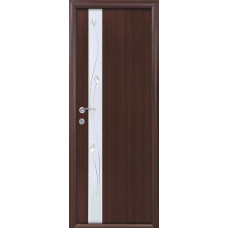 Міжкімнатні двері Новий Стиль Злата Квадра P Екошпон, зі склом Р1, 2000x600x34, венге 3D, шт.