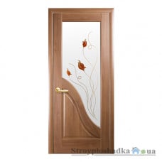 Межкомнатная дверь Новый Стиль Амата Маэстра Р DeLuxe, со стеклом Р1, 2000x800x40, золотая ольха, шт.