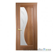 Межкомнатная дверь Новый Стиль Эскада Маэстра Р DeLuxe, со стеклом Р2, 2000x600x40, золотая ольха, шт.