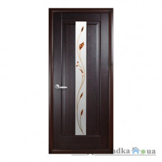 Межкомнатная дверь Новый Стиль Премьера Маэстра Р DeLuxe, со стеклом Р1, 2000x600x40, венге, шт.