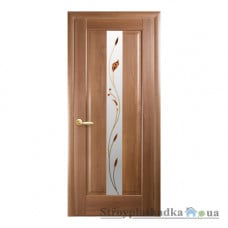 Межкомнатная дверь Новый Стиль Премьера Маэстра Р DeLuxe, со стеклом Р1, 2000x600x40, золотая ольха, шт.