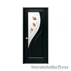 Межкомнатная дверь Новый Стиль Прима Маэстра Р DeLuxe, со стеклом Р1, 2000x600x40, венге, шт.