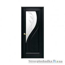 Міжкімнатні двері Новий Стиль Прима Маестра Р DeLuxe, зі склом Р2, 2000x600x40, венге, шт.