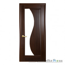 Межкомнатная дверь Новый Стиль Эскада G Маэстра DeLuxe, со стеклом, 2000x900x40, каштан, шт.