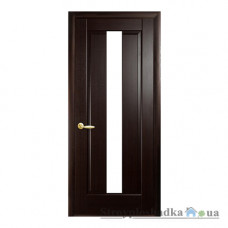 Межкомнатная дверь Новый Стиль Премьера G Маэстра DeLuxe, со стеклом, 2000x600x40, венге, шт.