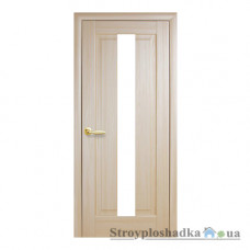 Міжкімнатні двері Новий Стиль Прем'єра G Маестра DeLuxe, зі склом, 2000x600x40, ясен, шт.