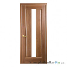 Межкомнатная дверь Новый Стиль Премьера G Маэстра DeLuxe, со стеклом, 2000x600x40, золотая ольха, шт.