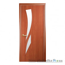 Межкомнатная дверь Новый Стиль Камея Модерн, МДФ, со стеклом, 2000x600x34, вишня, шт.