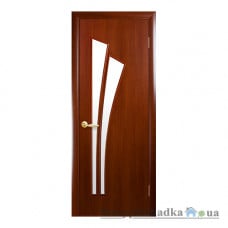 Межкомнатная дверь Новый Стиль Лилия Модерн, МДФ, со стеклом, 2000x600x34, вишня, шт.