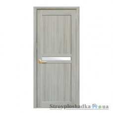 Межкомнатная дверь Новый Стиль Мода Неона, Экошпон, со стеклом, 2000x800x34, ясень патина, шт.