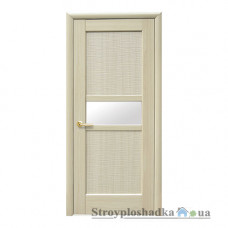 Межкомнатная дверь Новый Стиль Рифма Ностра DeLuxe, со стеклом Р1, 2000x600x40, ясень, шт.