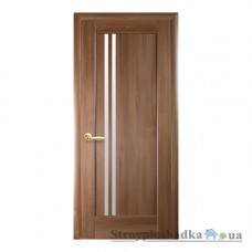 Межкомнатная дверь Новый Стиль Делла Ностра DeLuxe, со стеклом, 2000x600x40, золотая ольха, шт.